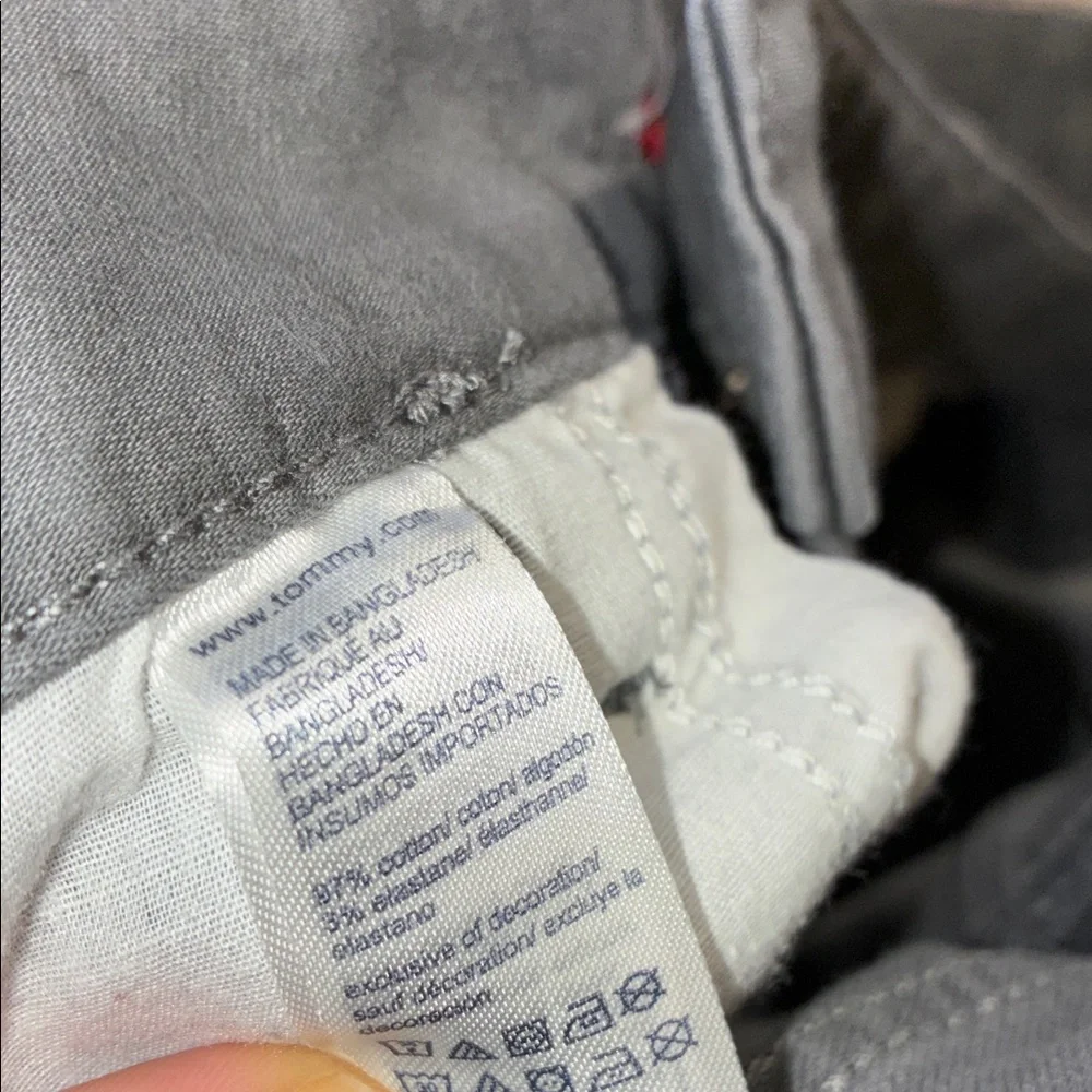 Boys Tommy Hilfiger Gray Pants with Logo